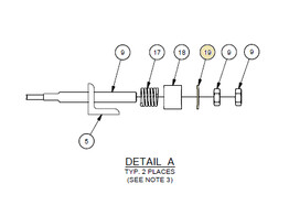 118026G-WASHER  FLAT  3/4X1 1/2  G