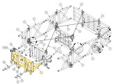 609057B-FRAME  BACKUP  SUPPORT  8291 EUG  W/DECALS