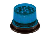 CL199 LED Beacon  12/24 Volt  Permanent Mount  Clear Lens  Blue Leds