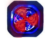 Button Blast MC Red/Blue  1 set   2 Light units    Mounting