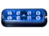 LEDX Blue - Single calendar lamp in black housing - 12VDC