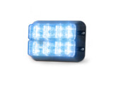 LEDX Bleu/Bleu - Lampe calendrier double dans boitier noir - verticale - 12VDC