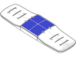 Blue Upper Center  11   lens for Solex 53 