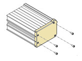 End Cap  Clear  - Passenger Side for FM9000