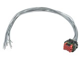 CONNECTOR TOP112/PPS-HD 14 POLIG ZWART MET KABEL 0 75 mm  GENUMMERD