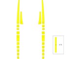 Striping Mercedes Sprinter Box Body - Bandes a l interieur des portes T11513 Jaune