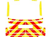 Striping Skoda Superb Break 2019 - Chevrons T7500 Red/Yellow 10cm