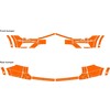 Arisco Bumpers VW Tiguan Allspace 2016- Avery Prismatic W7514 Orange with headlight washers