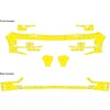 Arisco Bumpers VW Transporter T6 2016 2021 Tailgate Avery Prismatic T11513 Fluo Yellow