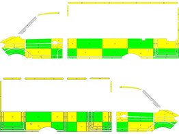 Striping MAN TGE/Strobel Kast Battenburg groen/geel/wit HVZ Westhoek _05437