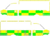 Striping MAN TGE/Strobe Box Body Battenburg Green/Yellow/White HVZ Westhoek _05437