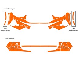 Arisco Bumpers Volvo XC40  2022- Avery Prismatic T11514 Oranje  CR06