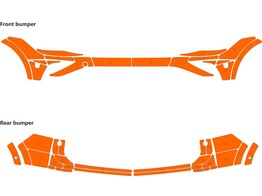 Arisco Bumpers VW Tiguan 2021- Avery Prismatic W11514 Orange with modules