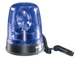 390 Halogen Beacon  Blue R65  Fixed Mounting  12VDC