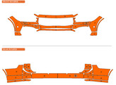 Arisco Bumpers Volvo V90 2016- Avery prismatic Orange FPS RPS