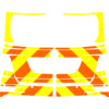 Striping Mercedes ML 2010 - Chevrons T11500 Orange/Gelb 15 cm MUG/SMUR