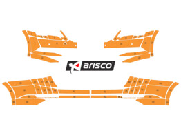 Arisco Bumpers Skoda Superb Combi 2015- Avery Prismatic T7514 Oranje FPS