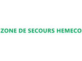 Opschrift Dienstnaam  ZONE DE SECOURS HEMECO  groen