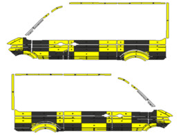 Striping MAN TGE/Volkswagen Crafter L3H3 2018- Traffic Officer KIT