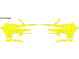 Arisco Front bumper VW T6 Yellow