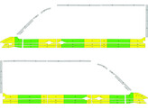 Striping Volkswagen Crafter 2017 L3H3 - Half Battenburg  rkv 2-DGG-009