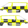 Striping Ford Transit Custom 2018- L1H1 Traffic Officer 1 schuifdeur