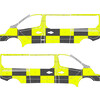 Striping Renault Trafic 2022 L2H1 Traffic Officer KIT  links   rechts  2 schuifdeuren