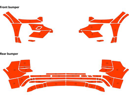 Arisco Bumpers Volvo XC60 2022- Avery Prismatic T11514 Oranje