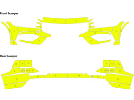 Arisco Bumpers Volvo V60 2018- Avery Prismatic Yellow RPS