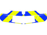 Striping VW Tiguan Allspace 2020 Half Chevrons  jaune/bleu 15cm  police locale