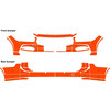 Arisco Bumpers Volvo V90 2018- T11514 Orange  facelift front   rear bumper  FEDPOL