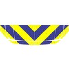 Striping Volvo V90 2018- Half Chevrons Hood T11500 Blue/Yellow 15cm