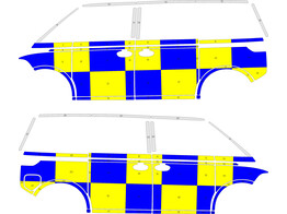 Striping Volkswagen ID BUZZ Battenburg NIV3