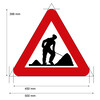 Traffic Sign A31 Class III on magnetic sheet 500mm