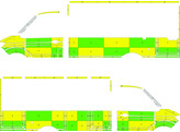 Striping MAN TGE/Strobel Kast Battenburg groen/geel/wit HVZ Westhoek