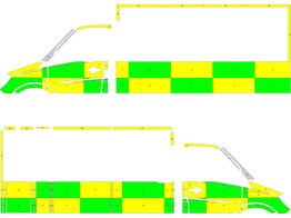 Striping Mercedes Sprinter -2018 Kastopbouw Battenburg 1-WTQ-226