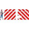 Rood/Wit RA2 10cm Iveco Daily Kastopbouw - achterzijde