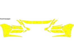 Arisco FRONT BUMPER Volvo V40 2012-  Yellow