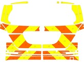 Striping Mercedes R320 CDI 4mat  2006-2009  - Chevrons T11500 Orange/Gelb 15 cm SMUR CITADELLE