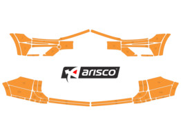 Arisco Pare-chocs VW Tiguan Allspace 2016- T7514 Fluo Orange