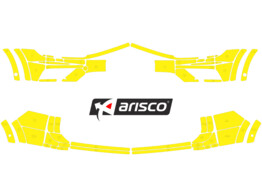 Arisco Sto stangen VW Tiguan 2016- Avery Prismatic T7513 Fluo Gelb mit Scheinwerferwaschanlage