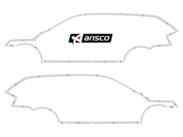 Outline Skoda Octavia Break 2017 - Avery ECE104 White